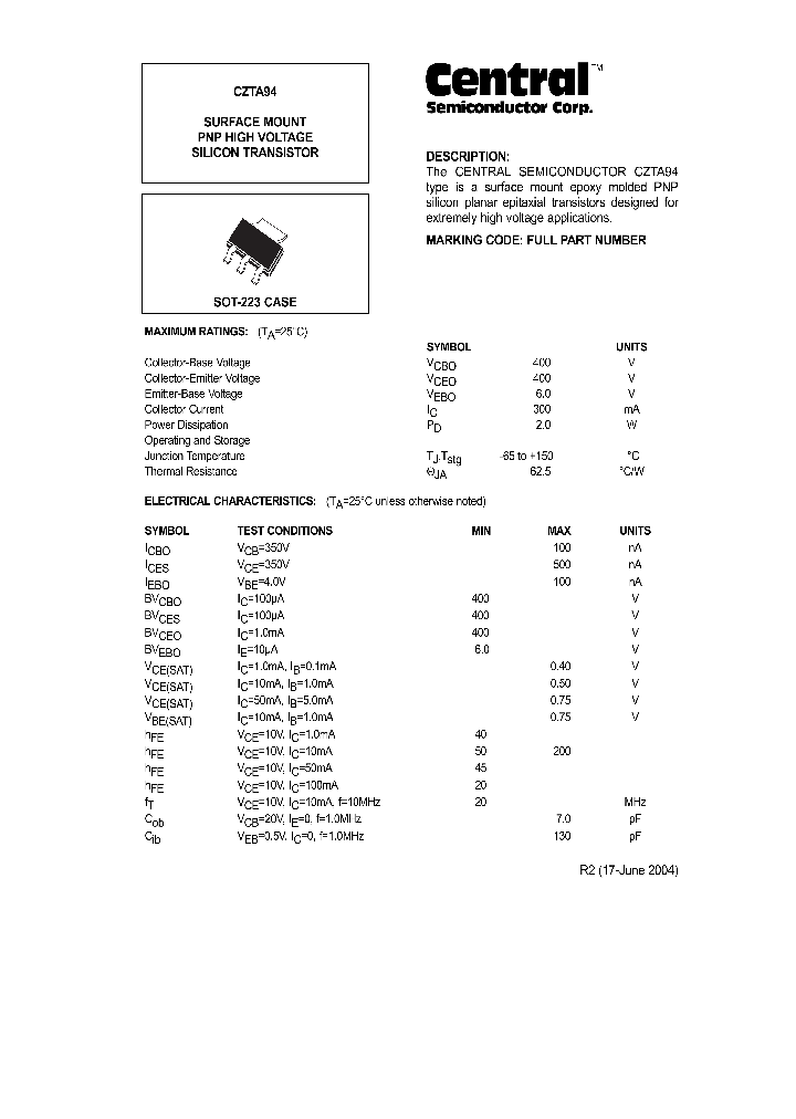 CZTA94_635407.PDF Datasheet