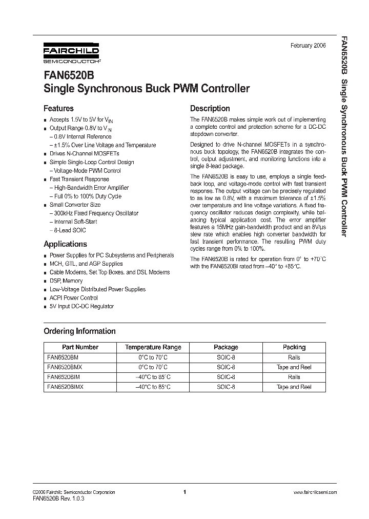 FAN6520BIMX_604812.PDF Datasheet