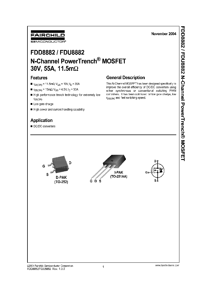FDD8882NL_573904.PDF Datasheet