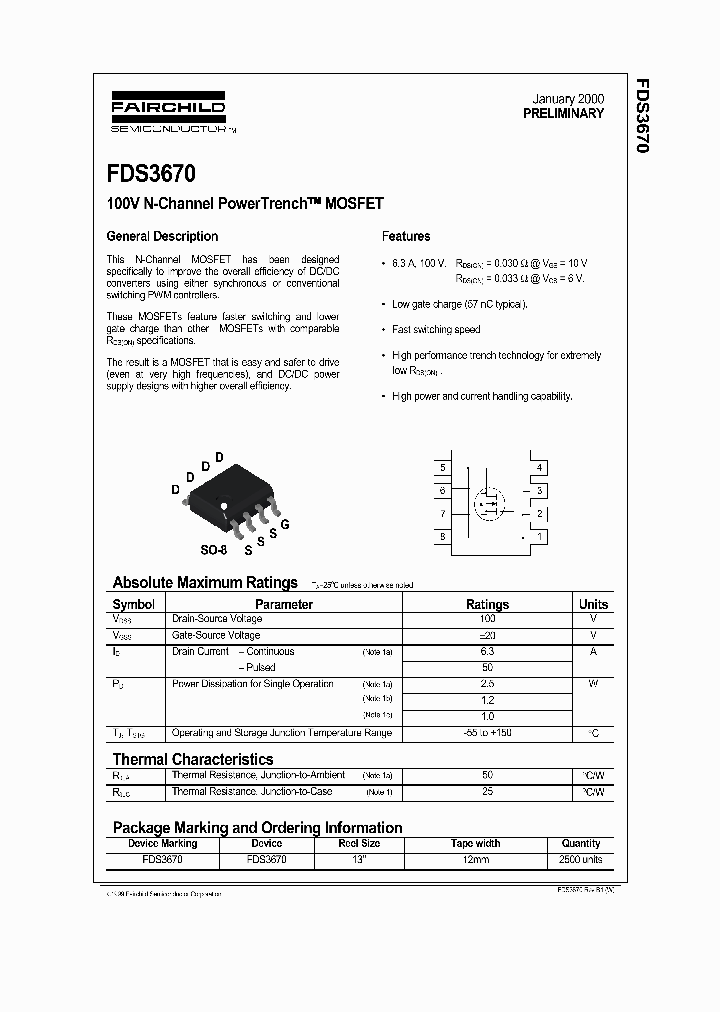 FDS3670_708258.PDF Datasheet