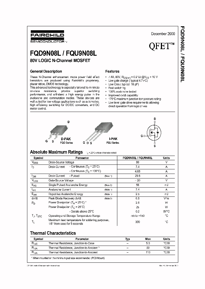 FQU9N08L_772622.PDF Datasheet