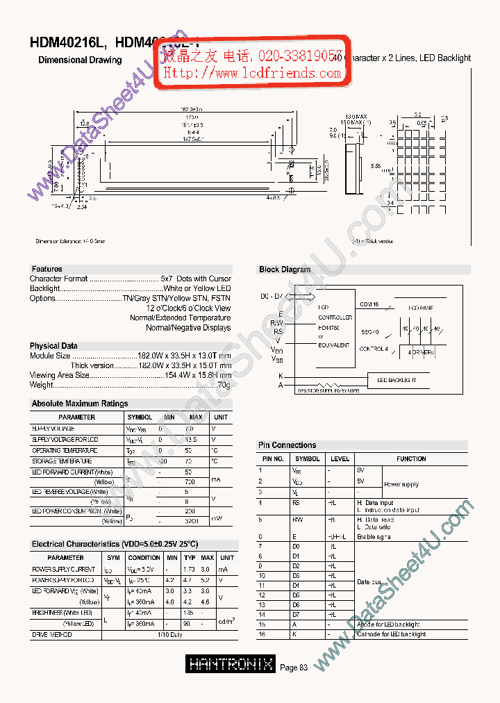 HDM40216L1_687953.PDF Datasheet