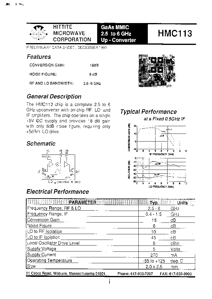 HMC113_709212.PDF Datasheet