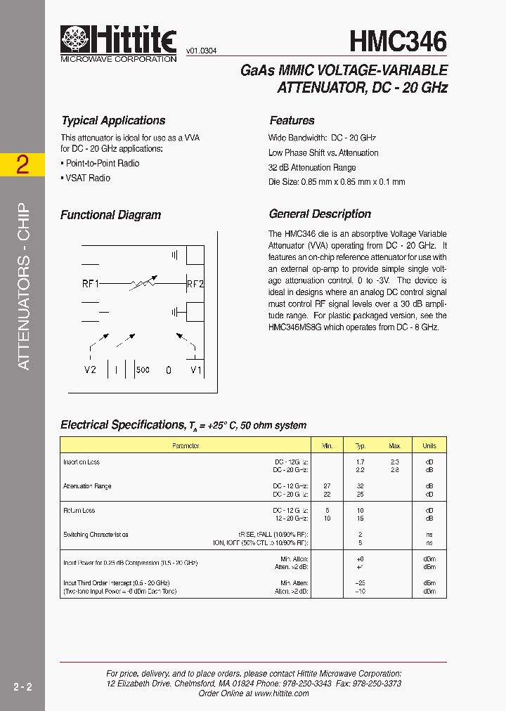 HMC346_188262.PDF Datasheet