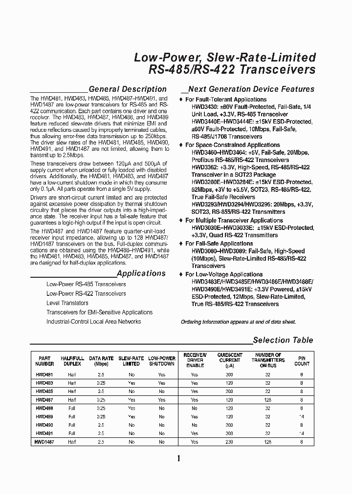 HWD1487_438412.PDF Datasheet