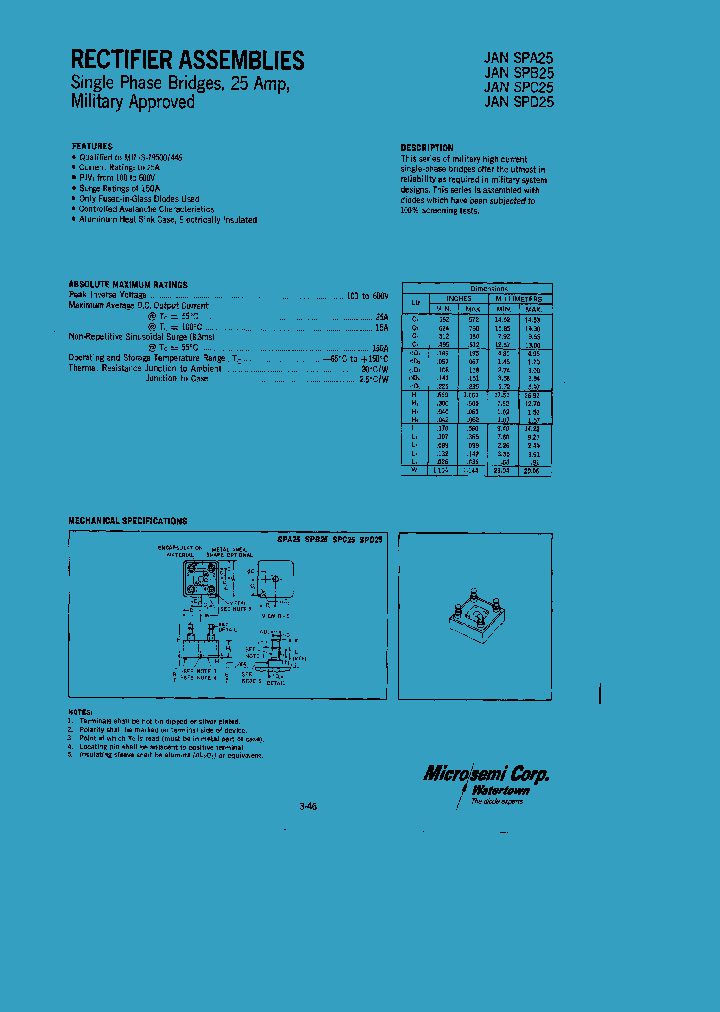 JANSPD25_765717.PDF Datasheet