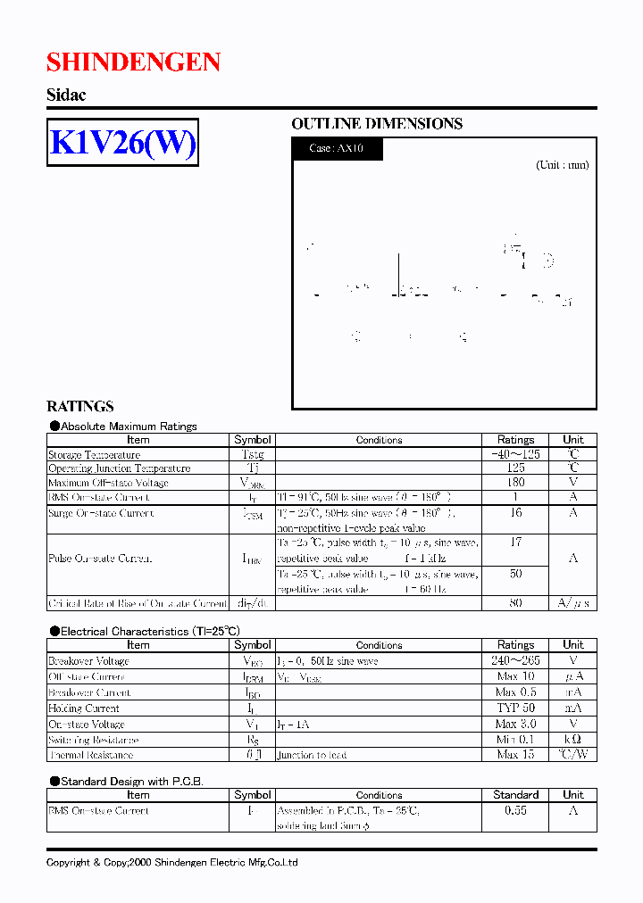 K1V26W_591641.PDF Datasheet