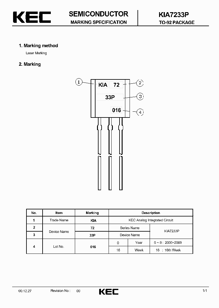 KIA7233P_592423.PDF Datasheet