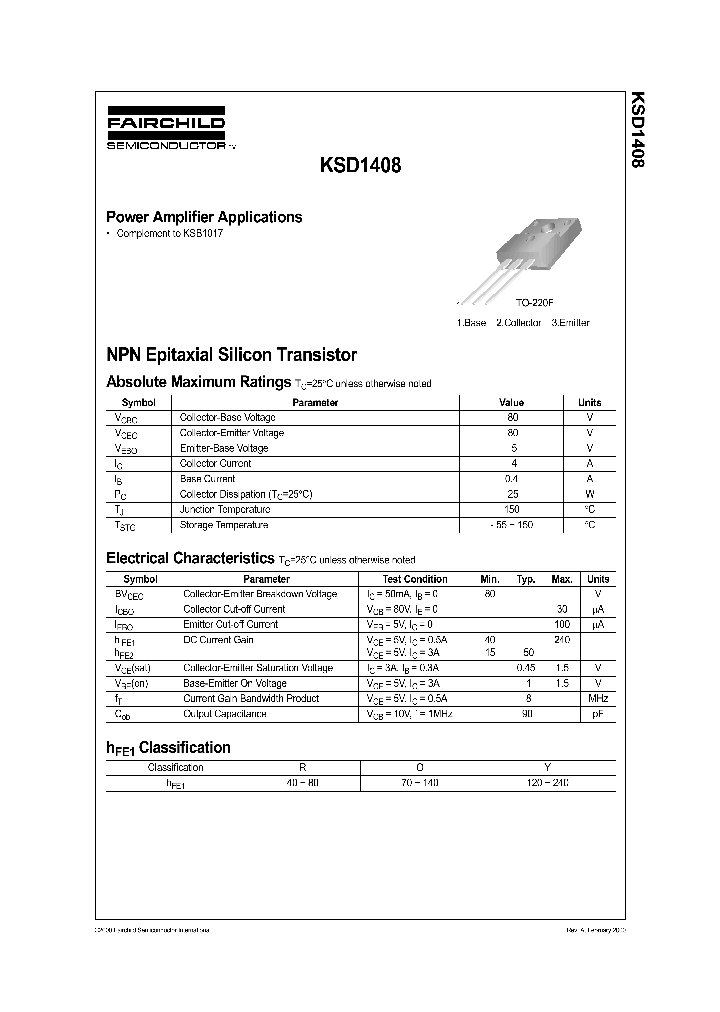 KSD1408_634658.PDF Datasheet