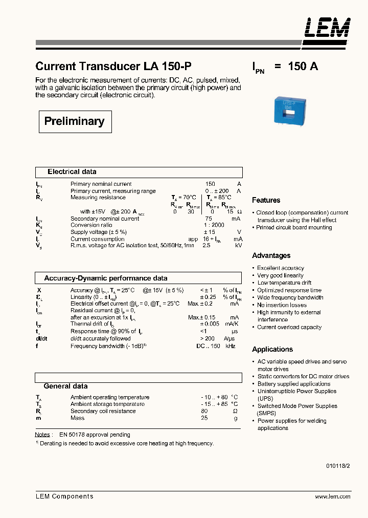 LA150-P_700974.PDF Datasheet