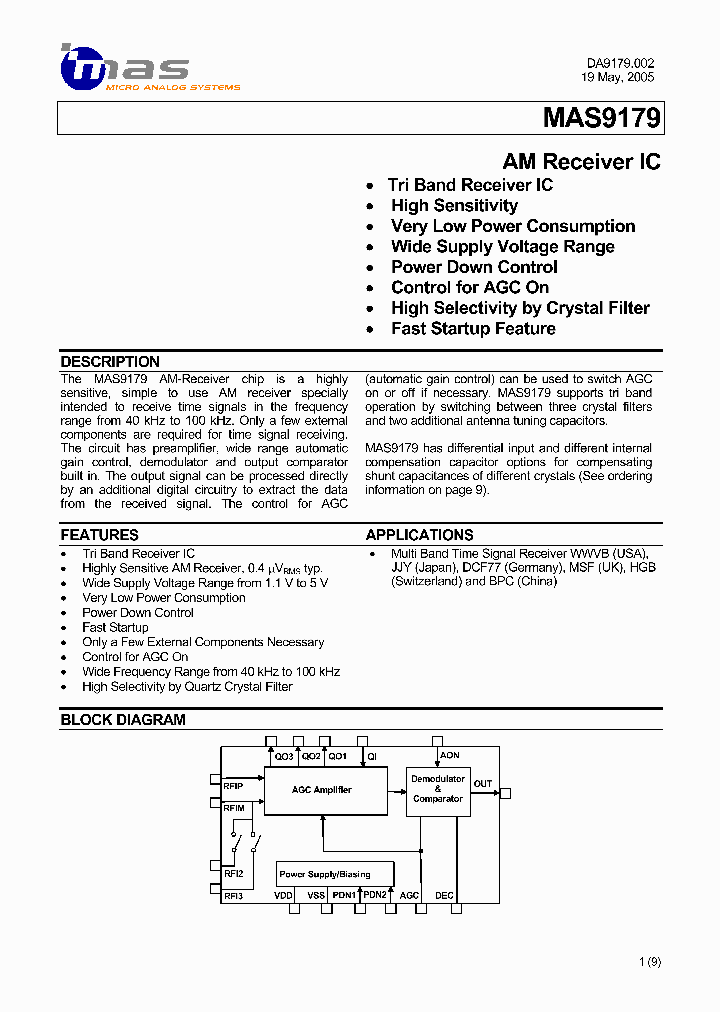 MAS9179_569613.PDF Datasheet