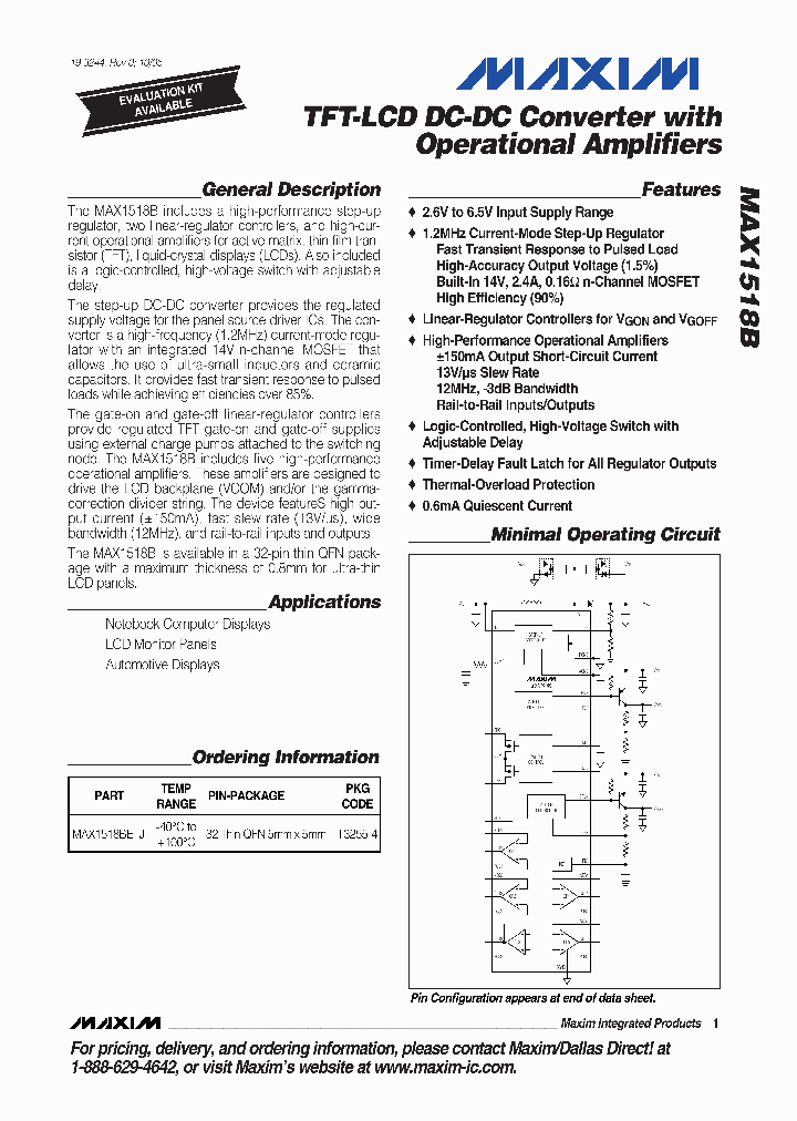 MAX1518B_741788.PDF Datasheet