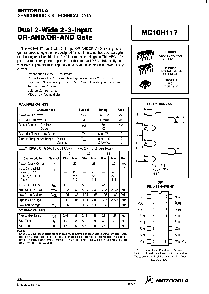 MC10H117_30564.PDF Datasheet