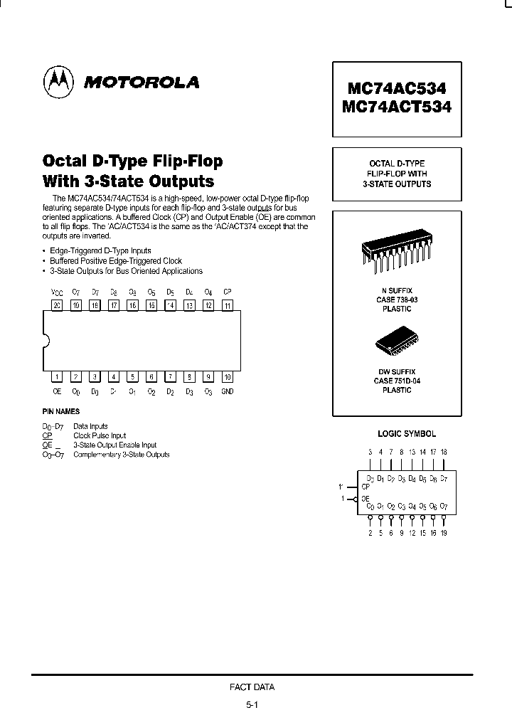 MC74ACT534_292770.PDF Datasheet