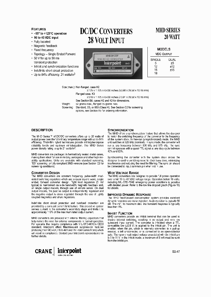 MHD2805S_630486.PDF Datasheet