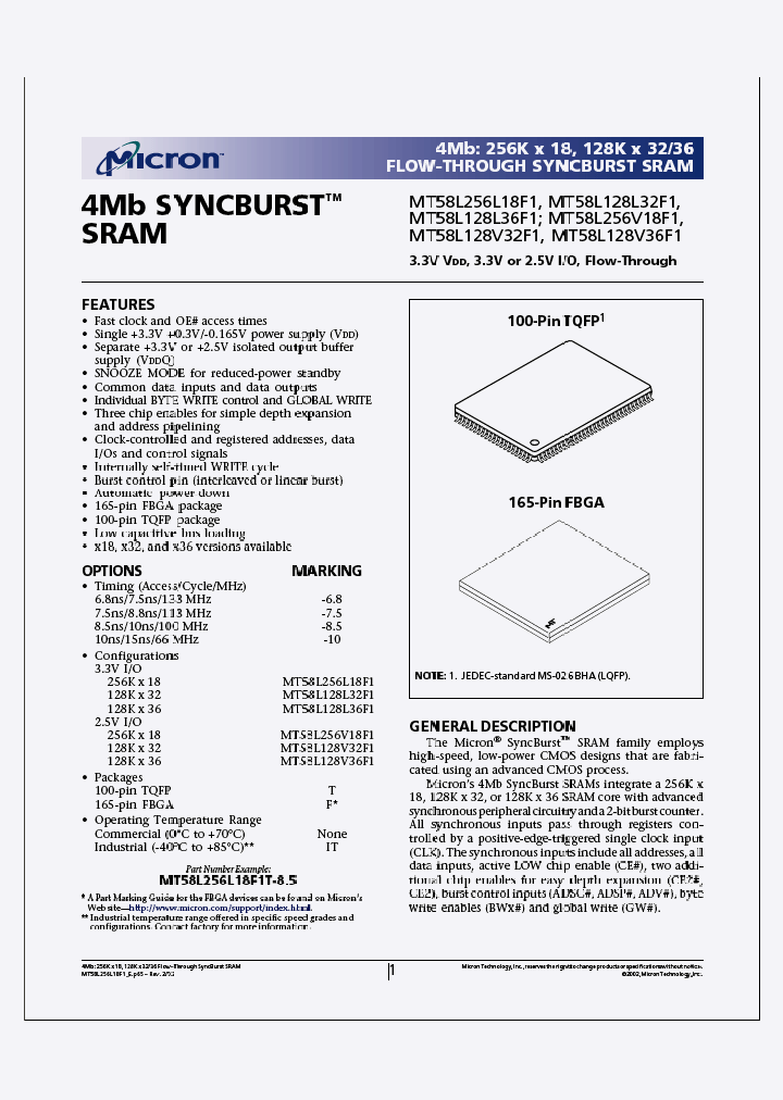 MT58L128L32F1_443468.PDF Datasheet