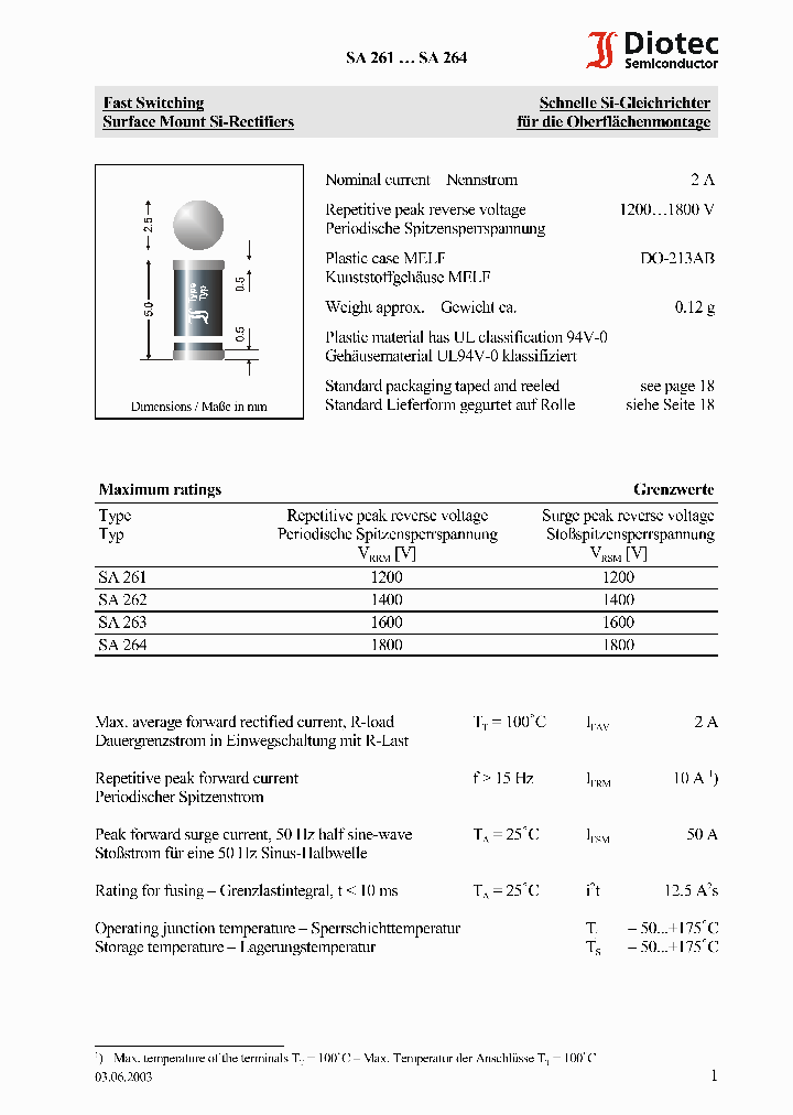 SA261_721304.PDF Datasheet