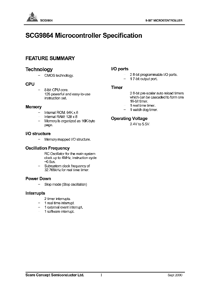 SCG9864_703868.PDF Datasheet