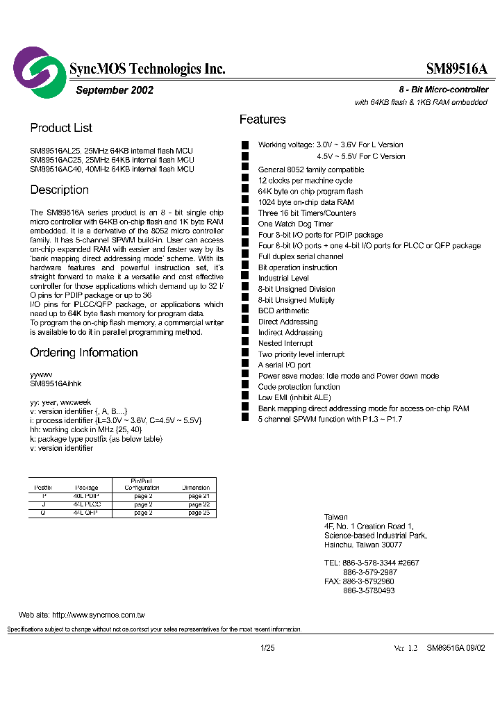 SM89516AL25_430660.PDF Datasheet