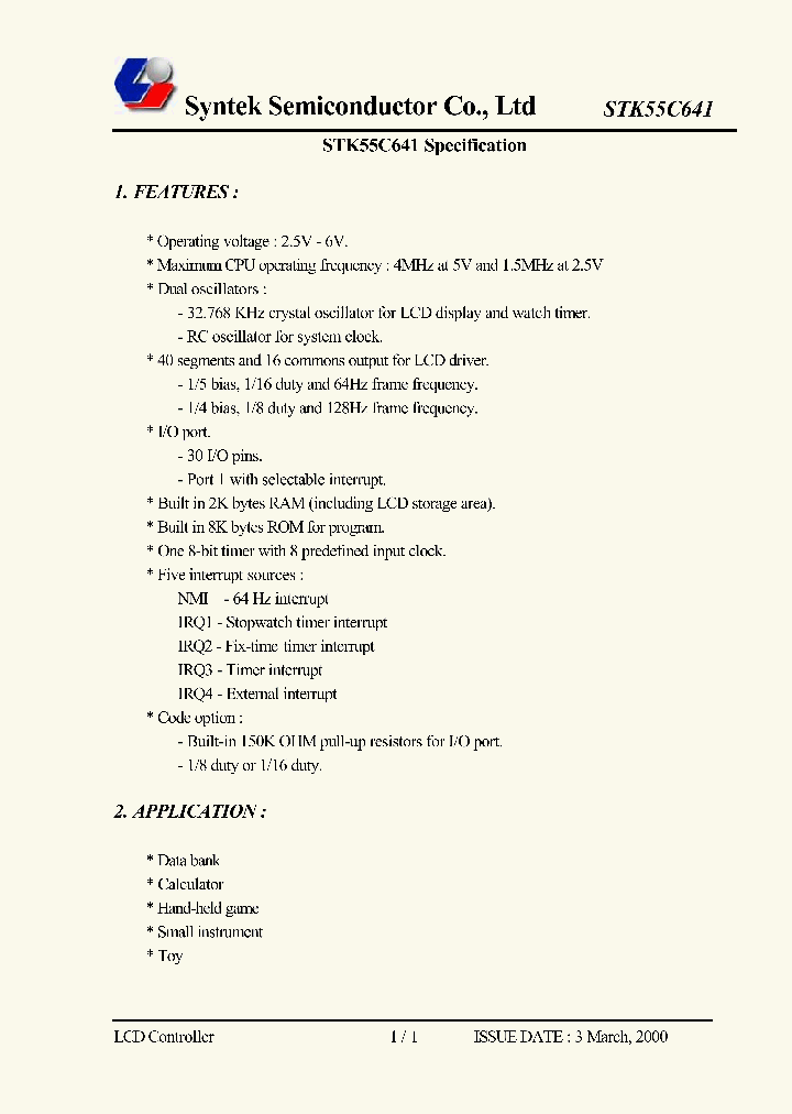 STK55C641_605002.PDF Datasheet