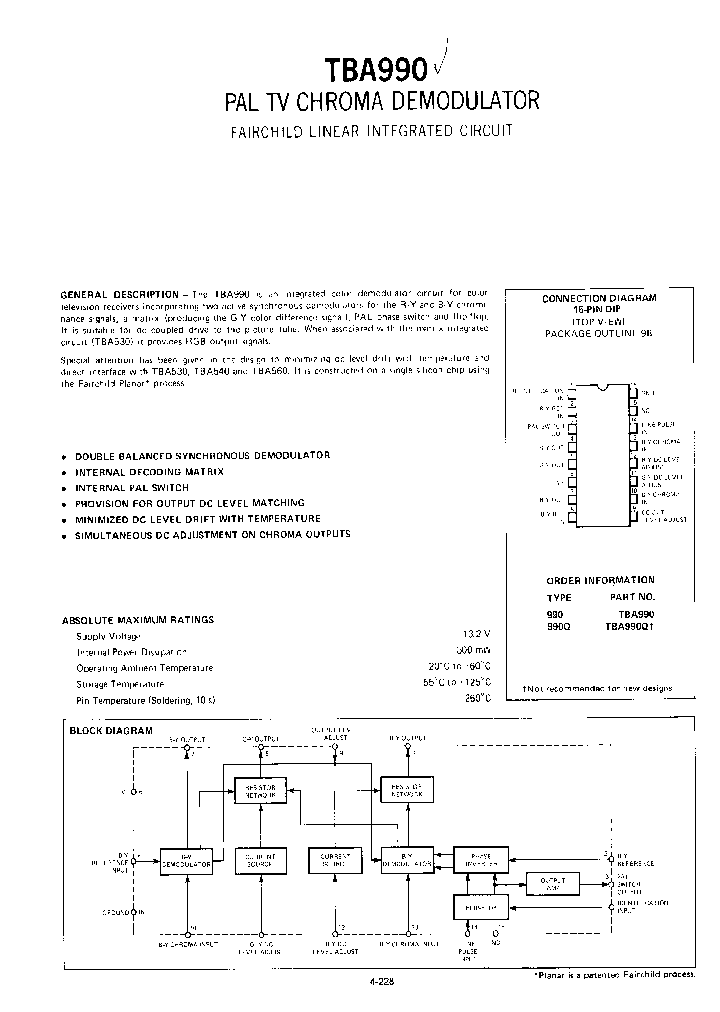 TBA990_674564.PDF Datasheet