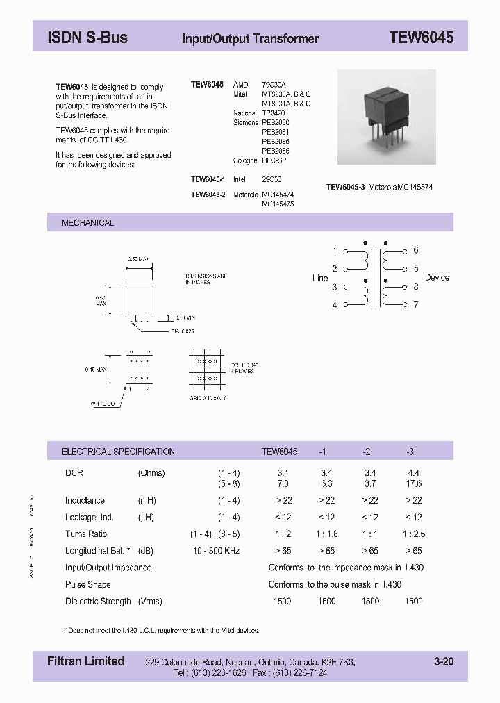 TEW6045-3_726697.PDF Datasheet