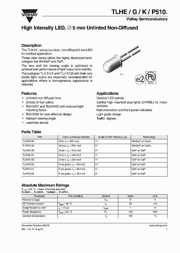 TLHG510_680961.PDF Datasheet