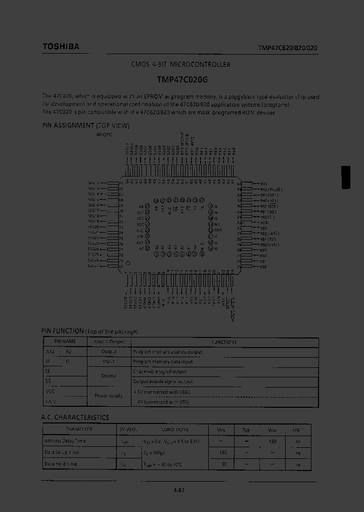 TMP47C620G_37344.PDF Datasheet