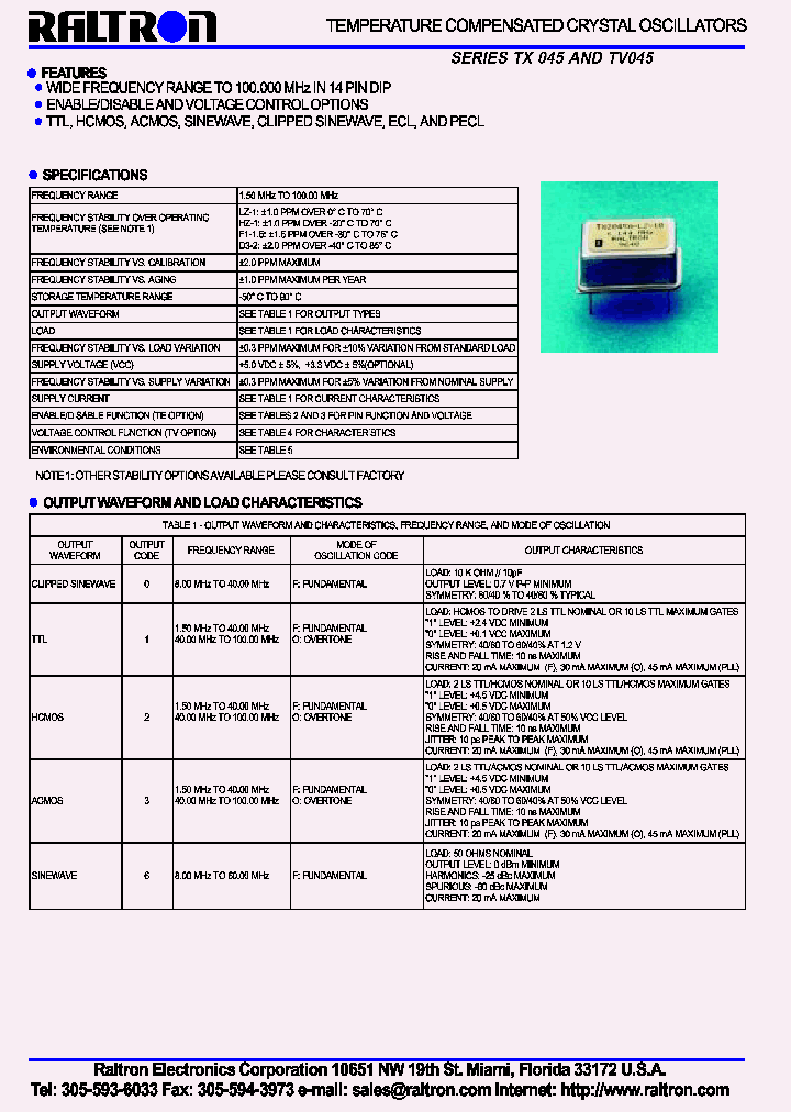 TX045_674163.PDF Datasheet