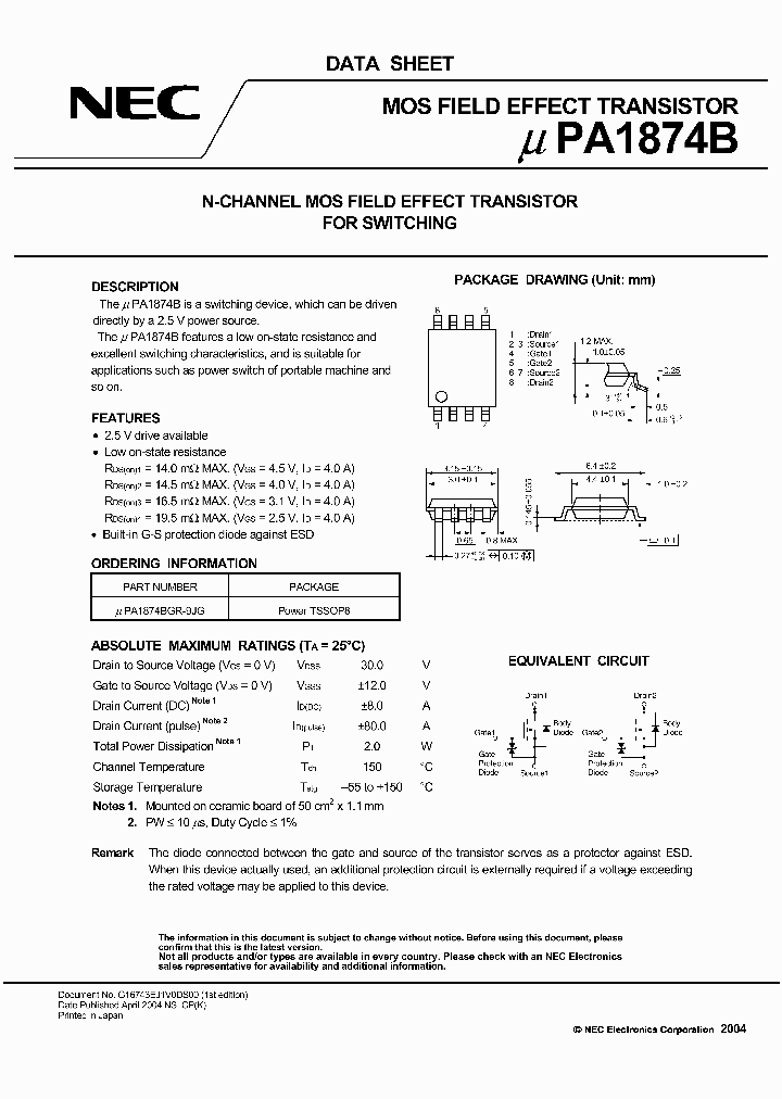 UPA1874B_674771.PDF Datasheet