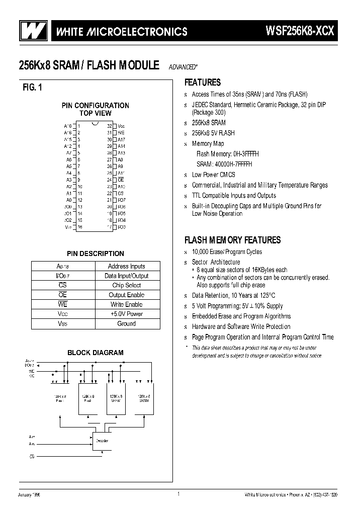 WSF256K8-XCX_688159.PDF Datasheet