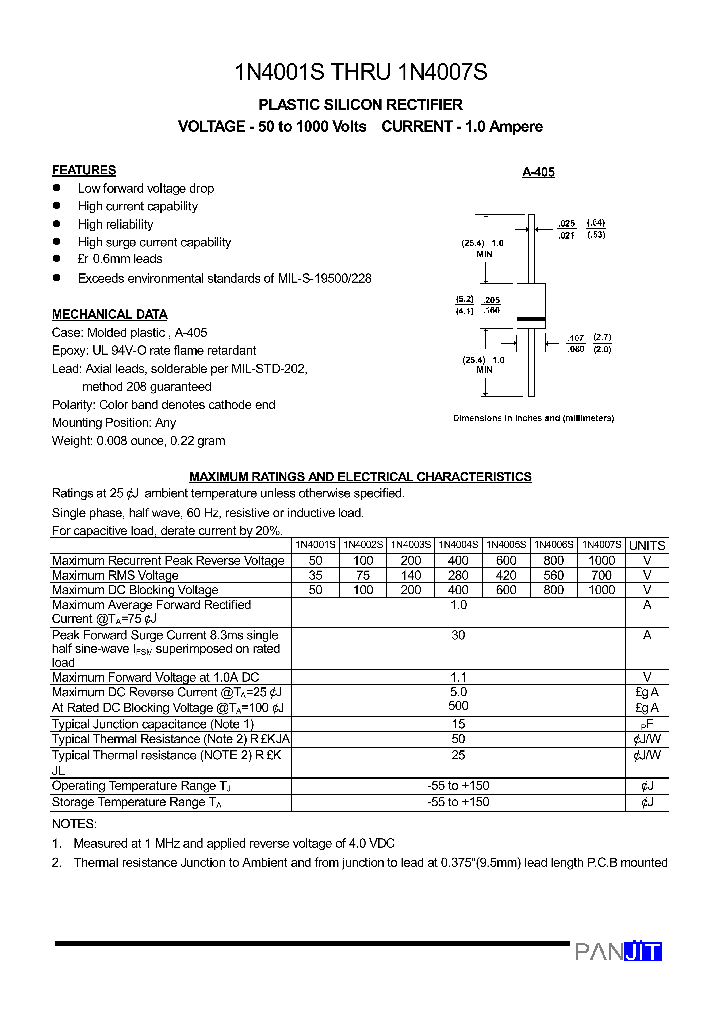 1N4006S_950341.PDF Datasheet