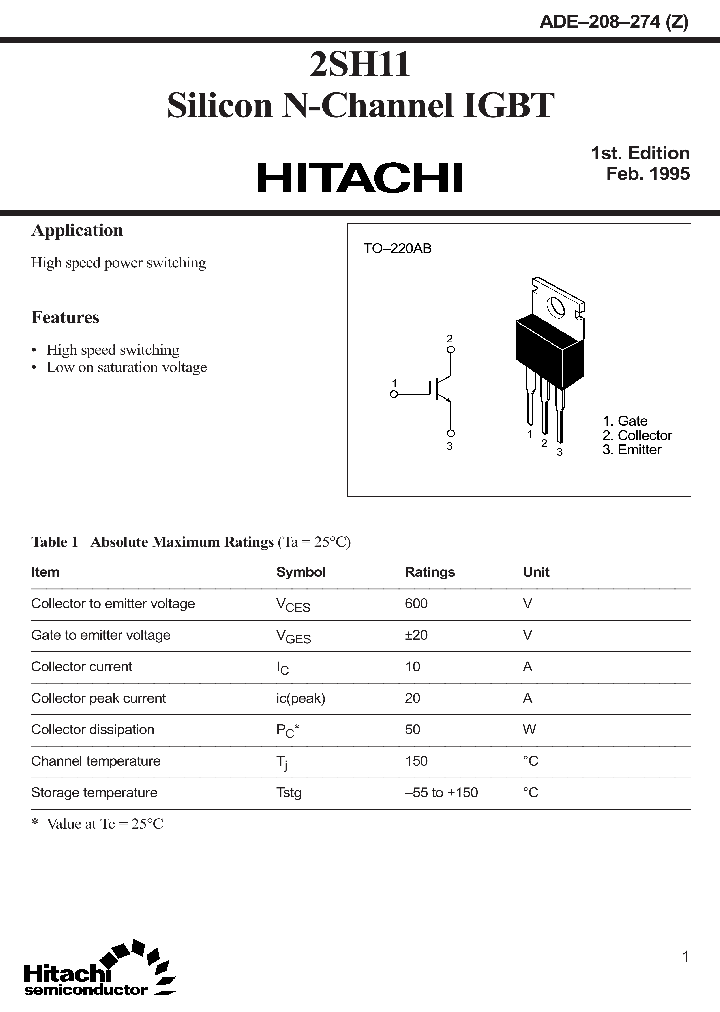 2SH11_948100.PDF Datasheet