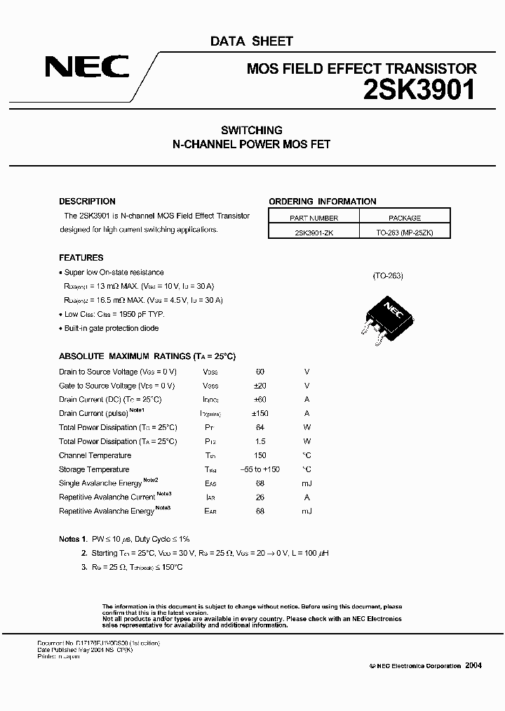 2SK3901_823357.PDF Datasheet