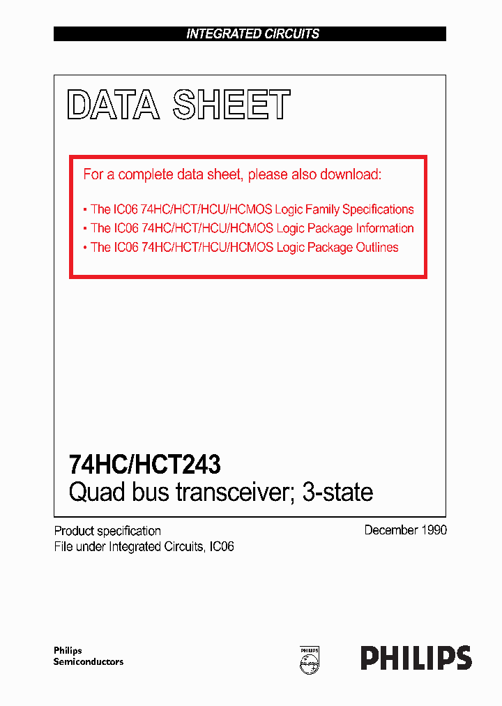 74HCT243_856577.PDF Datasheet