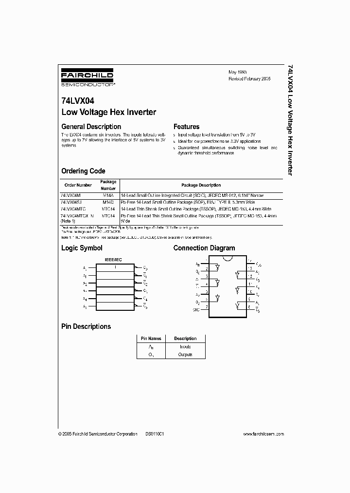 74LVX04SJX_858512.PDF Datasheet