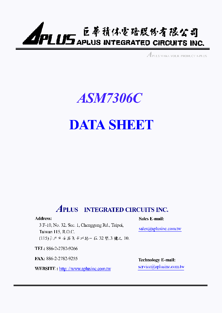 ASM7306C-1_838363.PDF Datasheet