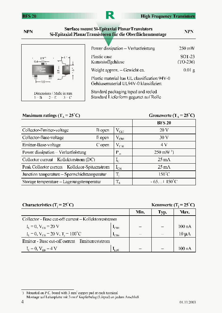 BFS20_1017492.PDF Datasheet