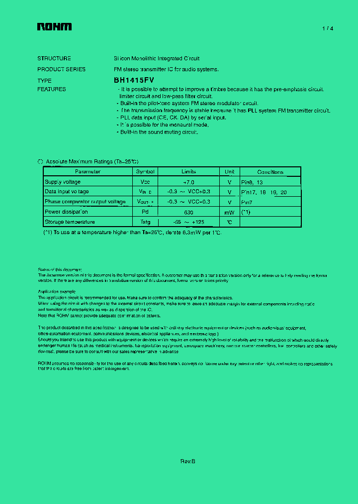 BH1415FV_813295.PDF Datasheet