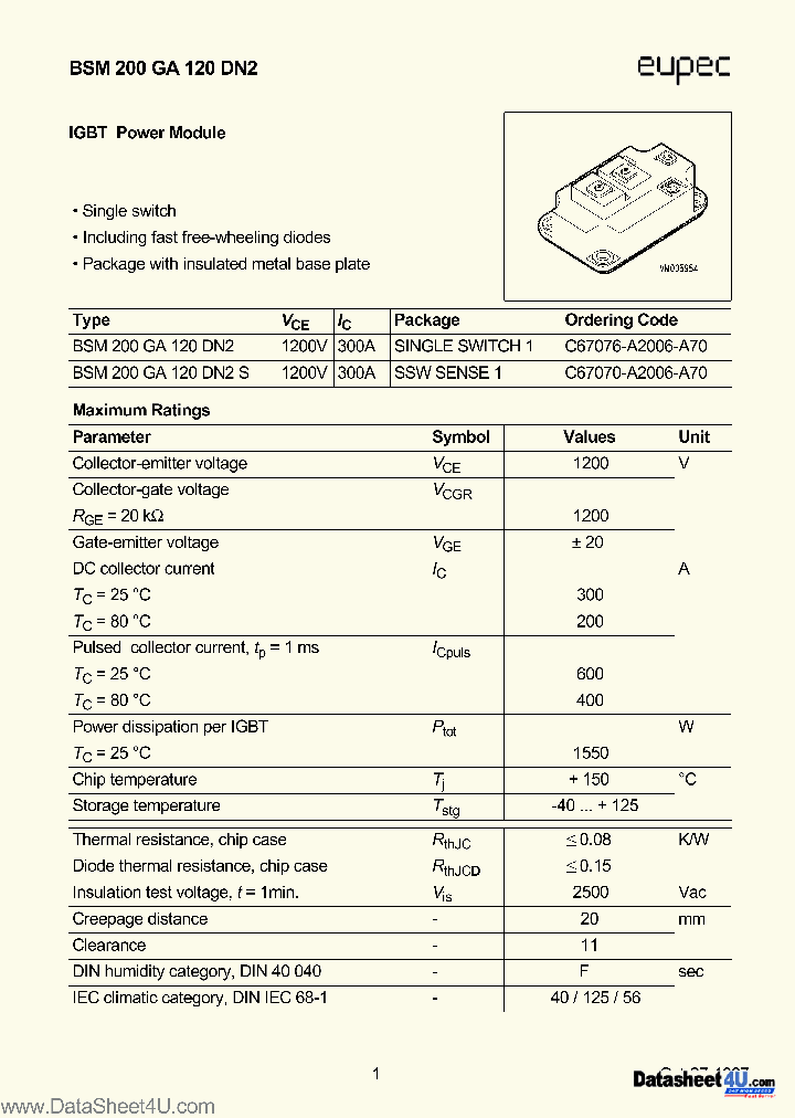 BSM200GA120DN2_1023900.PDF Datasheet