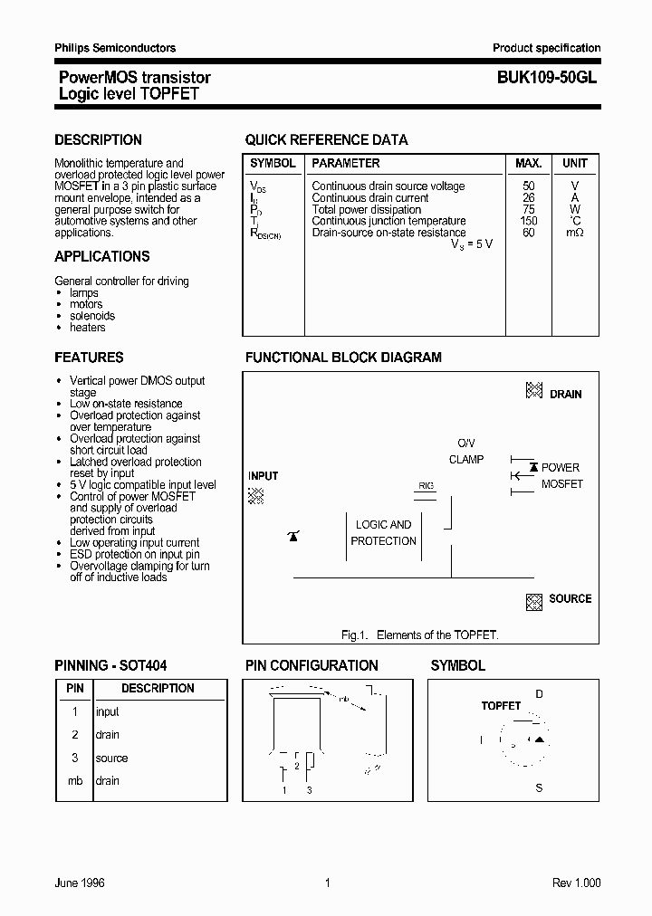 BUK109-50GL_834292.PDF Datasheet