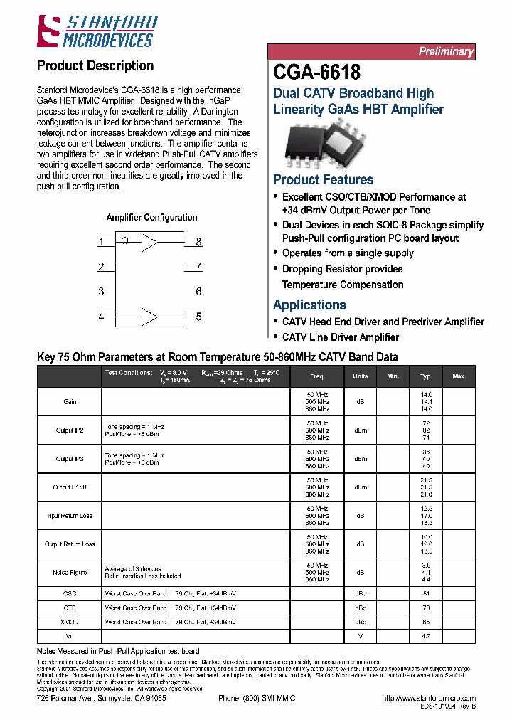 CGA-6618_756712.PDF Datasheet