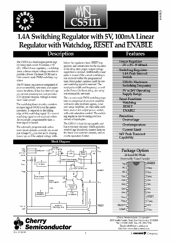 CS5111_854831.PDF Datasheet