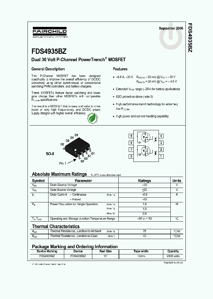 FDS4935BZ_684843.PDF Datasheet