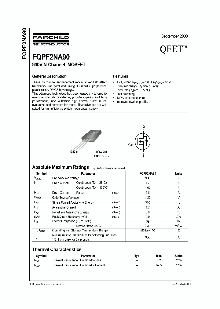 FQPF2NA90_836856.PDF Datasheet
