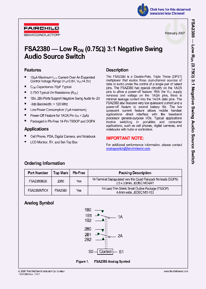 FSA2380BQX_744157.PDF Datasheet