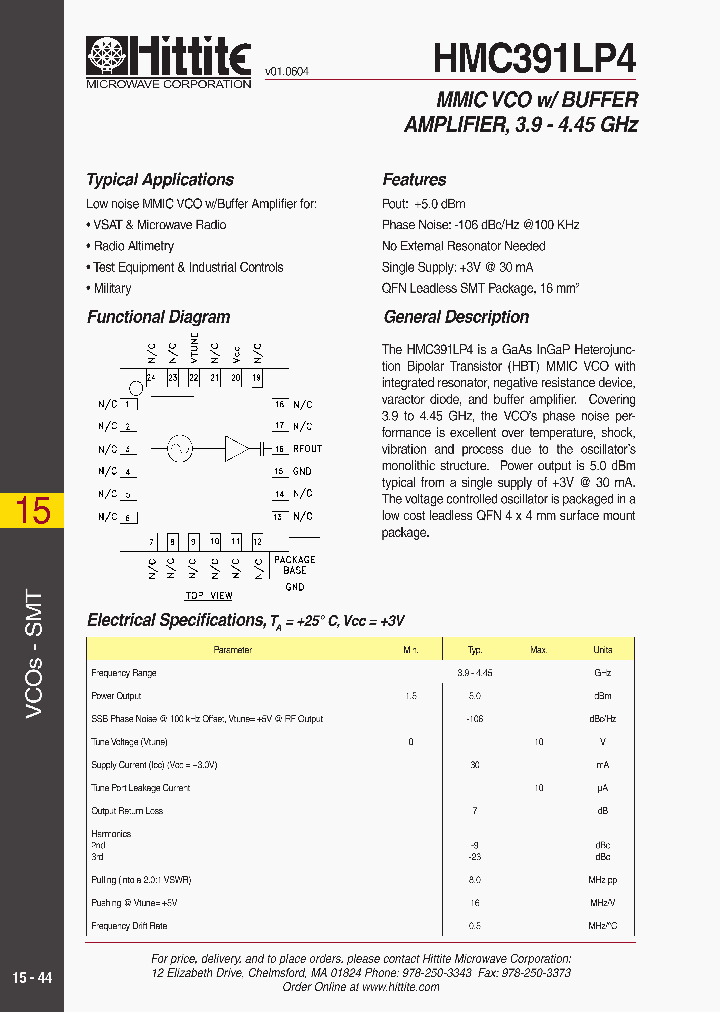HMC391LP4_764863.PDF Datasheet