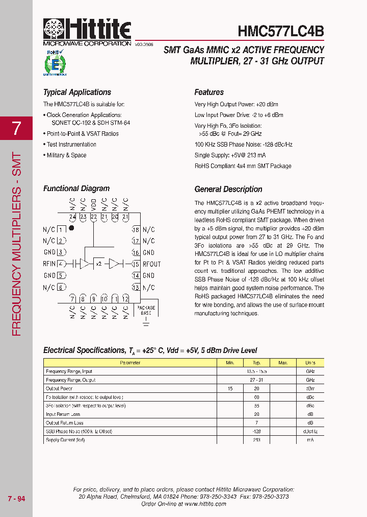 HMC577LC4B_615305.PDF Datasheet