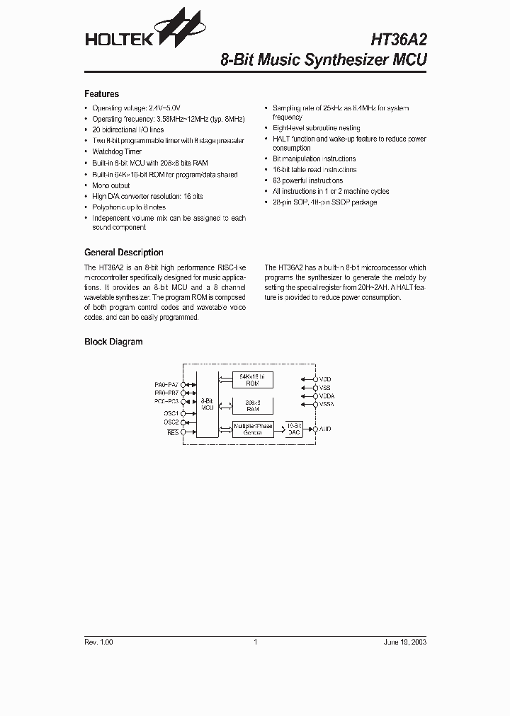 HT36A2_952033.PDF Datasheet