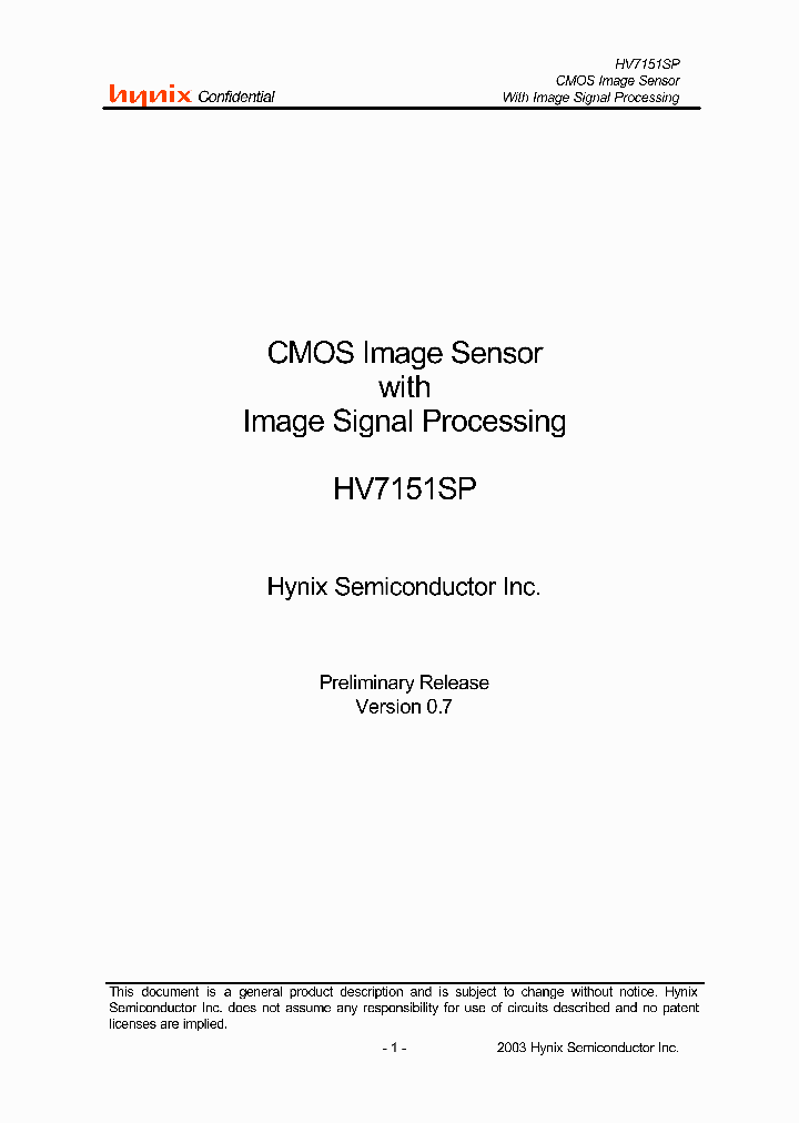 HV7151SP_648810.PDF Datasheet